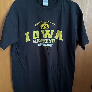 University of Iowa Hawkeyes Black T-Shirt